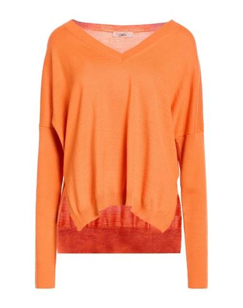 Woman Sweater Orange Size 6 Wool, Acrylic