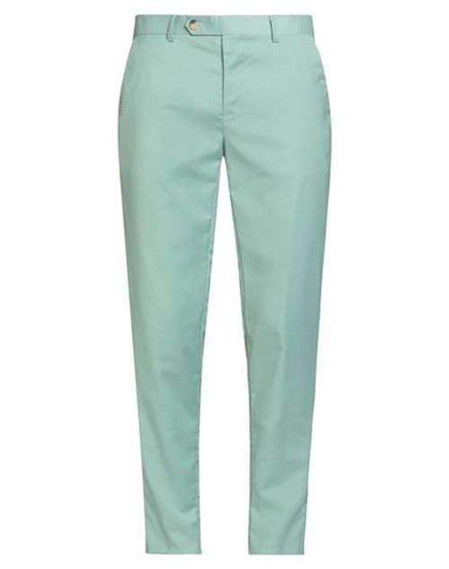 Man Pants Light green Size 30 Polyester, Viscose, Elastane