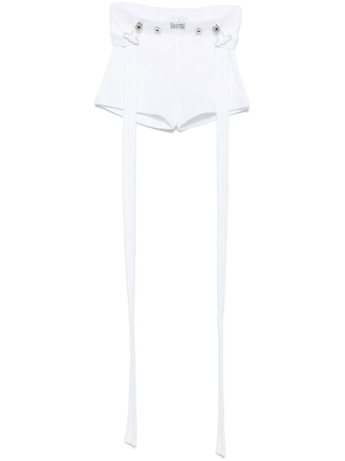 Logo-patch shorts - White