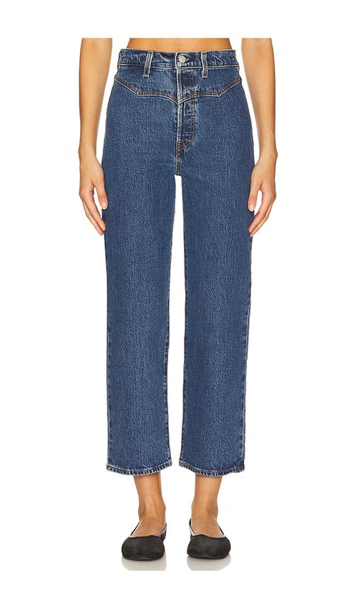 LEVI'S Ribcage Western Yoke Jeans in Blue. - 25 also