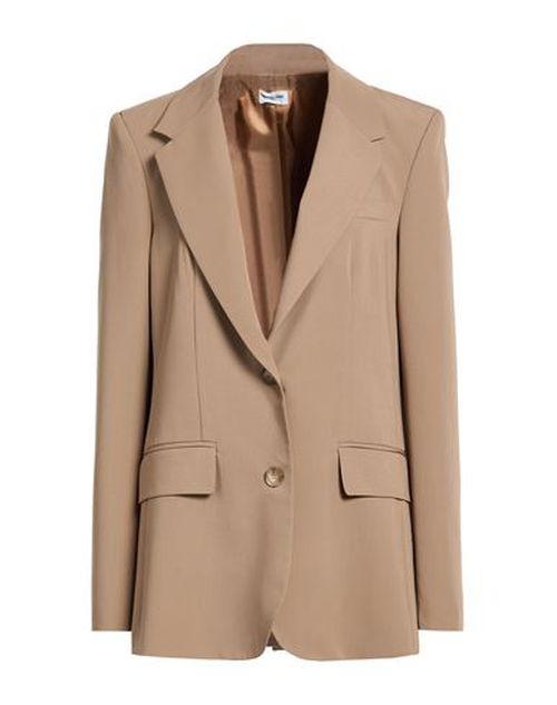 Woman Blazer Light brown Size 10 Polyester, Viscose, Elastane
