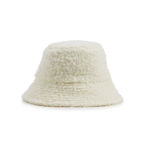 Shore Bouclé Bucket Hat - Ivory