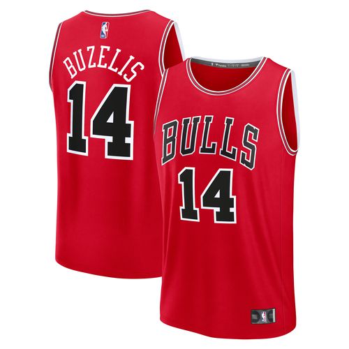 Men's Matas Buzelis Red Chicago Bulls Fast Break Replica Player Jersey
