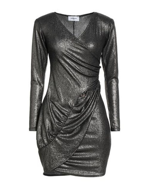 Woman Mini dress Bronze Size S Polyester