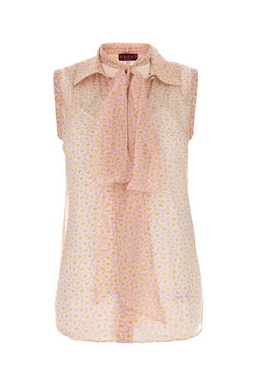 Printed Crepe Shirt