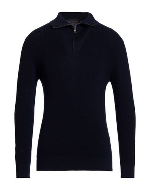 Man Sweater Navy Size 42 Virgin Wool