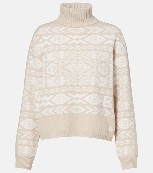 Nadin wool and cotton-blend turtleneck sweater