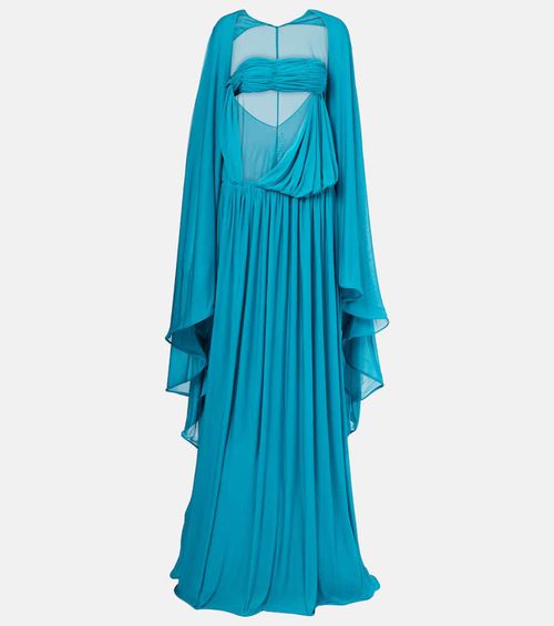 Christopher Esber | Christopher Esber Gyre Suspended Stream draped maxi  dress | Realry