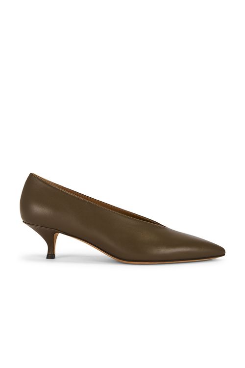 Emme Parsons Veneto Heel in Chocolate Nappa - Chocolate. 40 also , 36.5, 37, 37.5, 38.5, 39