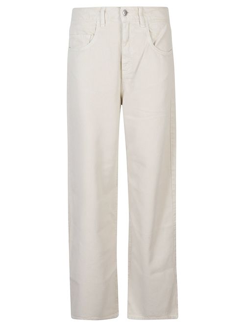 Wide Leg High-Waisted Denim Pants