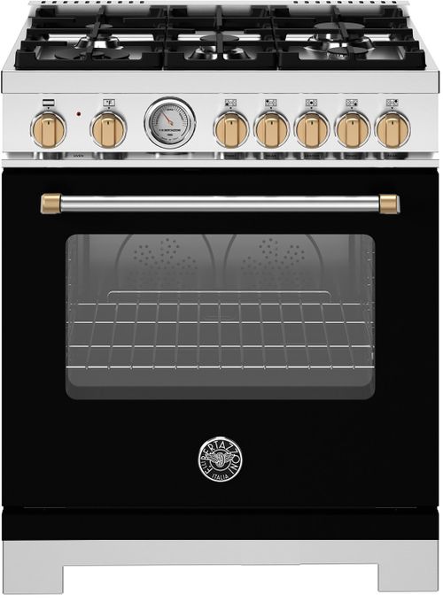 Bertazzoni Master 30" Dual Fuel Natural Gas Range MAS305DFMNG