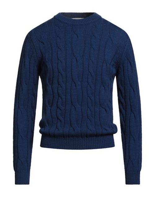 Man Sweater Blue Size S Merino Wool