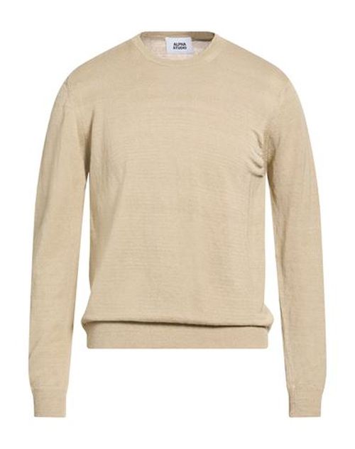 Man Sweater Sand Size 46 Hemp