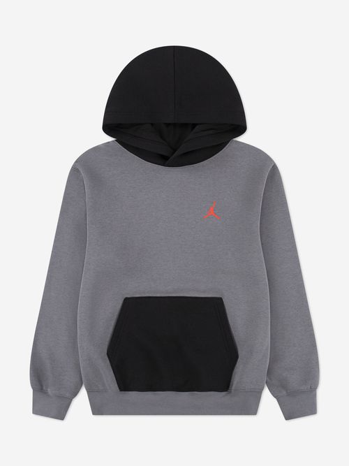 Boys MJ Brooklyn Fleece Hoodie in Grey