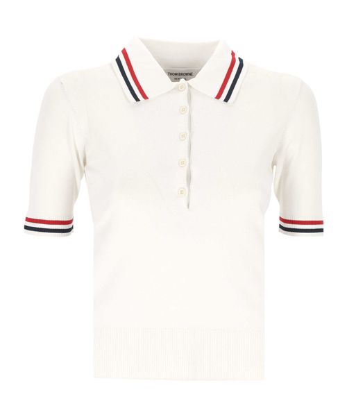 Striped polo shirt