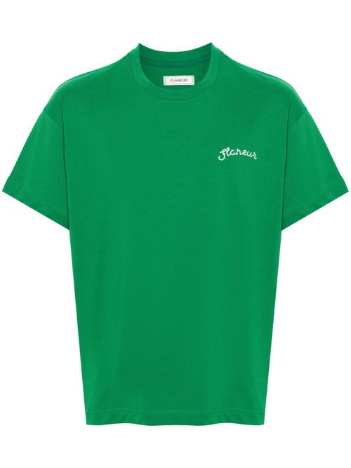 Signature cotton T-shirt - Green