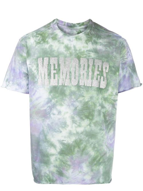 X Hiroshi Fujiwara tie-dye print T-shirt - Multicolour