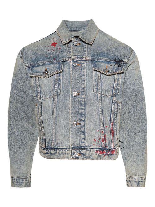 Oil Change denim jacket - Blue
