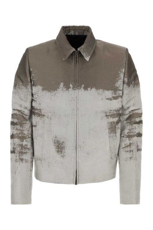 Diesel J-Pylon Abstract-Pattern Zipped Jacket