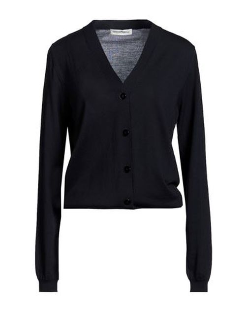 Woman Cardigan Midnight blue Size 4 Merino Wool