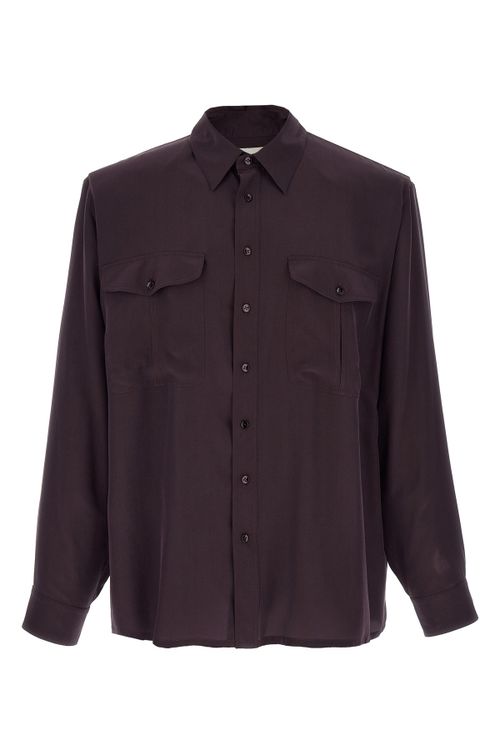 SAINT LAURENT Camicia Viscosa E Seta