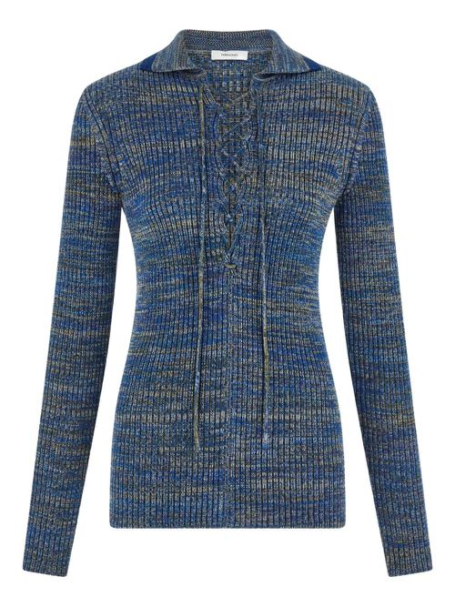 Ferragamo knitted top - Blue