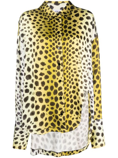 Kota leopard-print shirt - Yellow