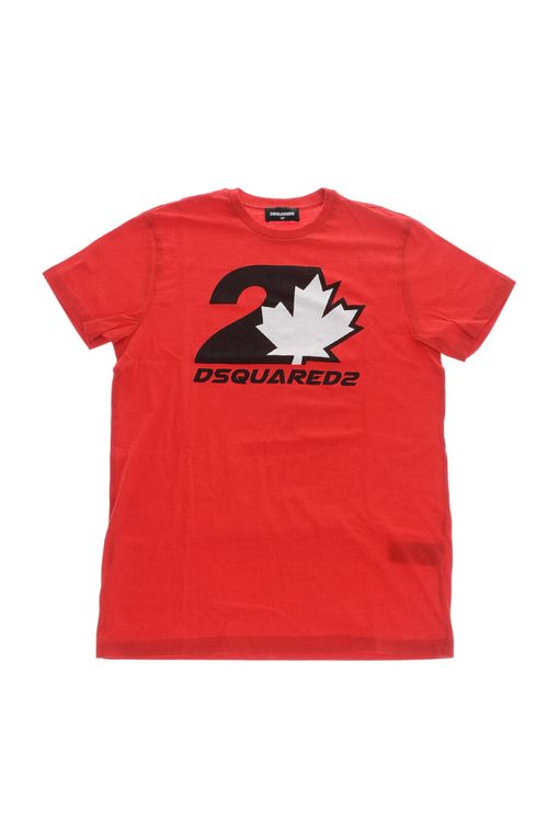 Boys Red Graphic T-Shirt