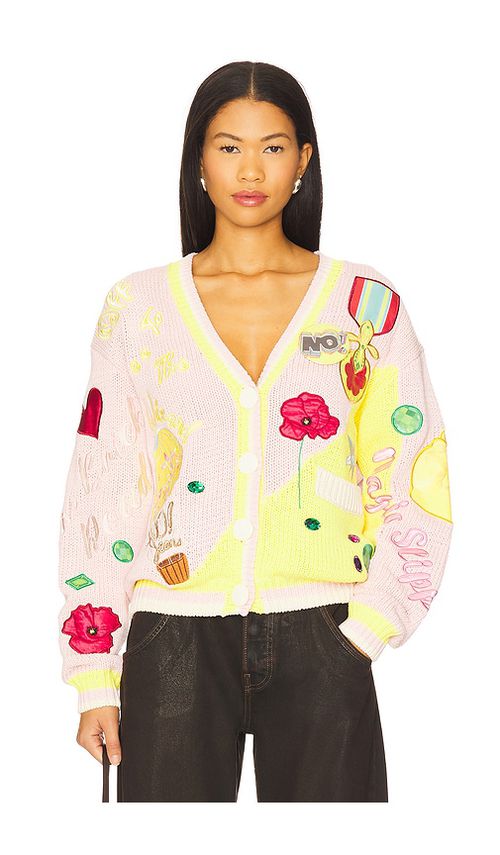 No! Jeans Wizard Of Oz Cardigan in Pink,Yellow.  5. Also in 1, 2