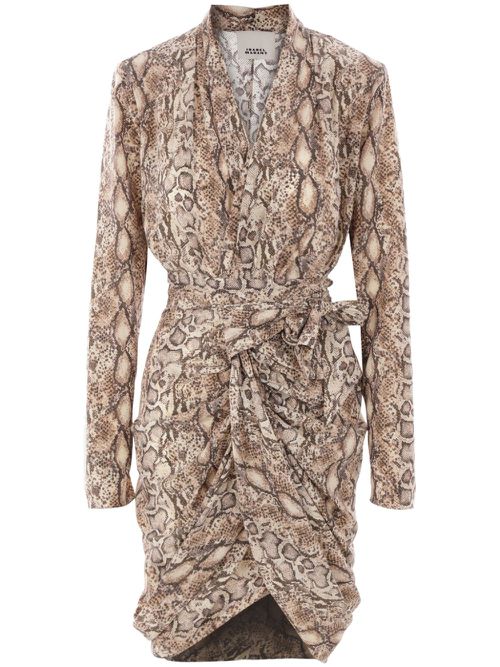Cleora midi dress - Brown