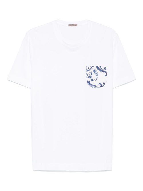 ROSI paisley-print T-shirt - White
