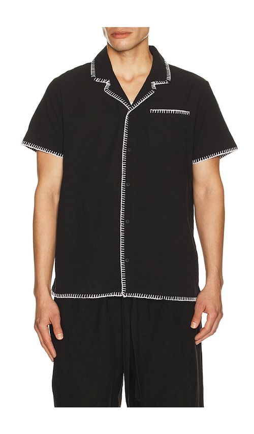 Embroidered Camp Shirt