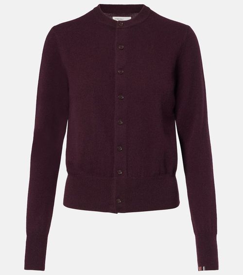 Blouson cashmere cardigan