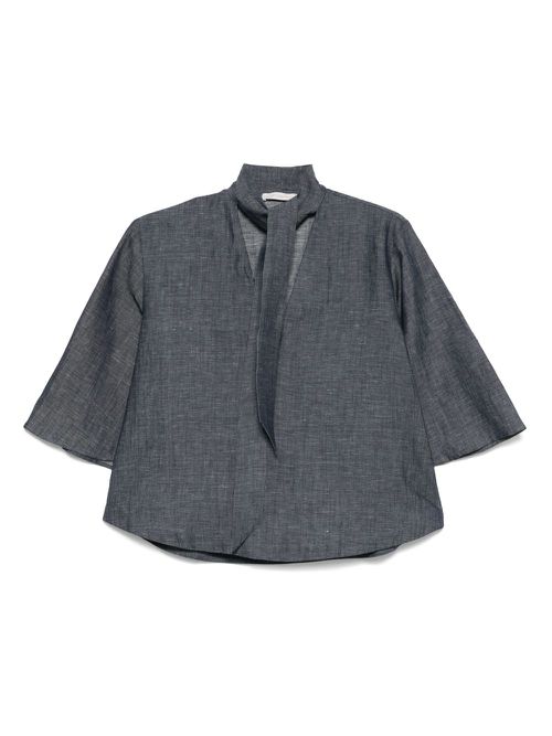 Glanshirt Dora blouse - Blue