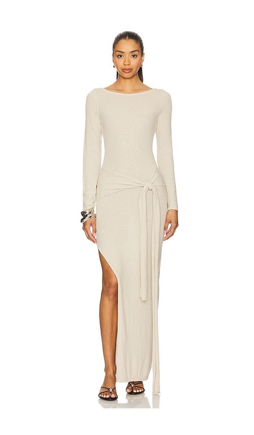 SNDYS Misha Maxi Dress in Neutral. - S also in