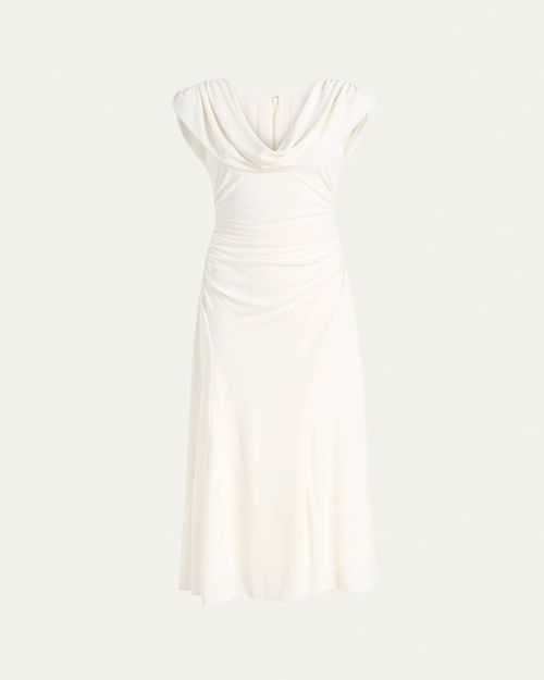 Carino Draped Midi Dress
