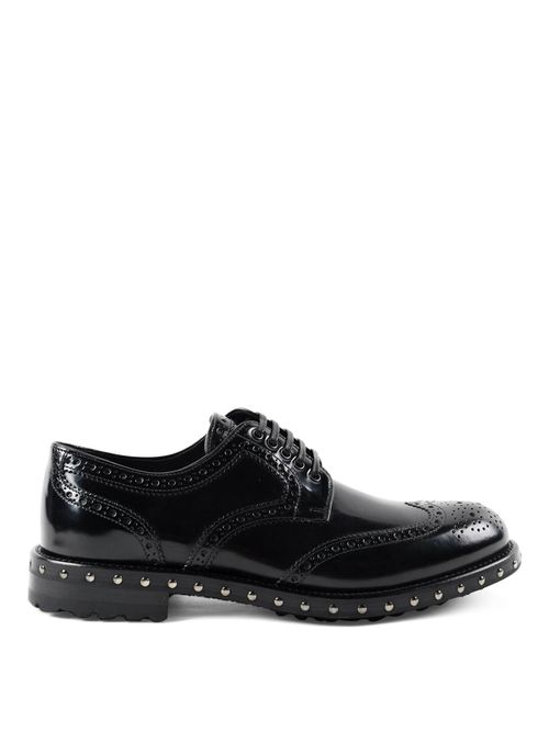 Studded sole leather brogues