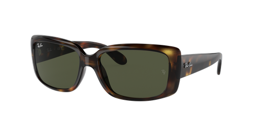 Ray-Ban Woman Sunglass RB4389 - Frame color: Havana, Lens color: Green