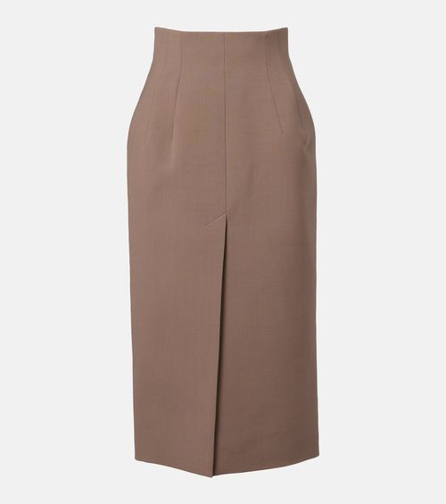 High-rise pencil skirt