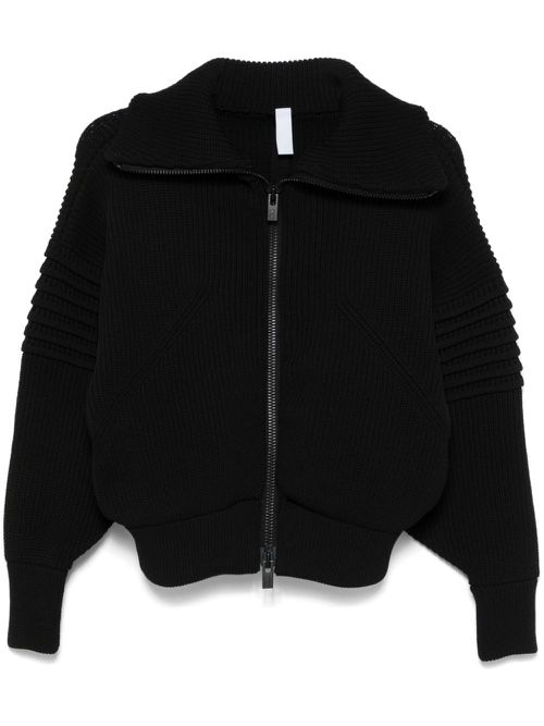 Zip-up cardigan - Black