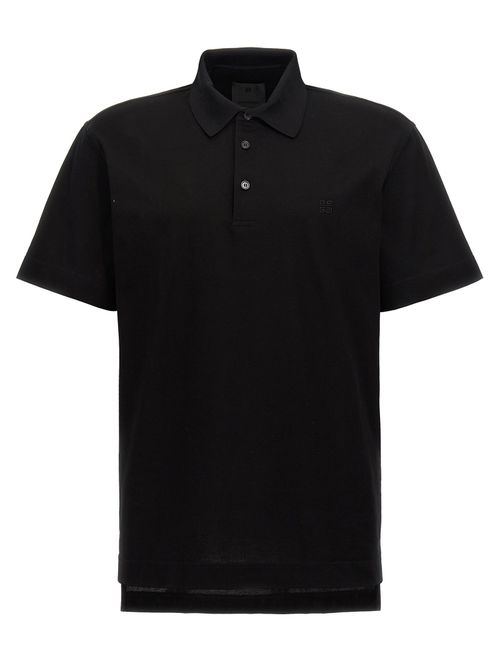 Cotton Piqué Polo Shirt — Black