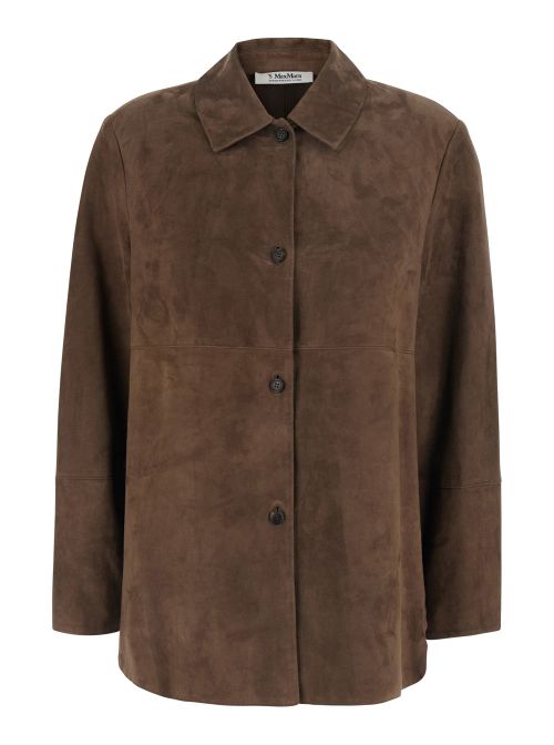 Suede Shirt — Brown