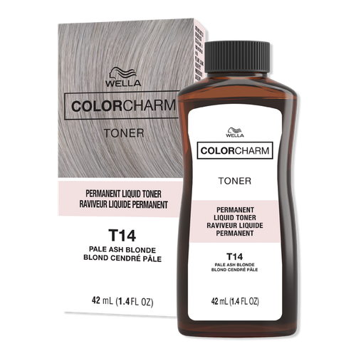 Colorcharm Permanent Liquid Hair Toner - T14 Pale Ash Blonde