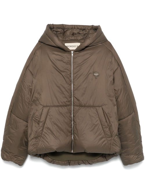 Logo-patch jacket - Neutrals