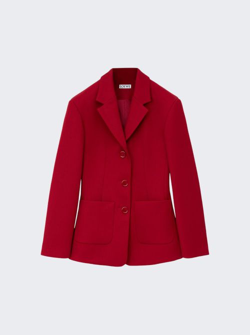 Wool Jacket Red