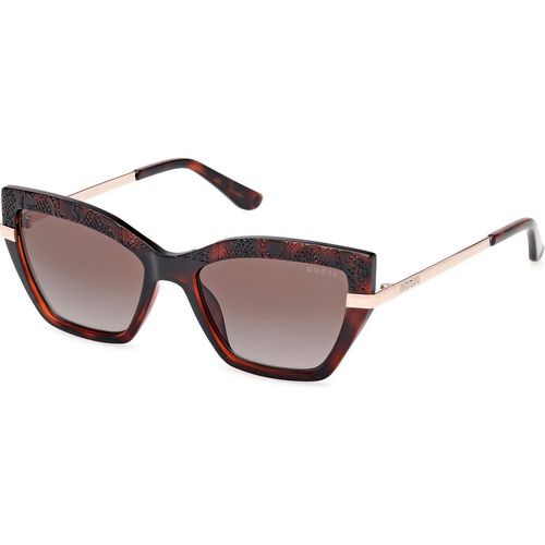 Guess Mujer Guess GU00216 52F Gafas de sol Inyectado la Habana Marrón Cuadrada Norma