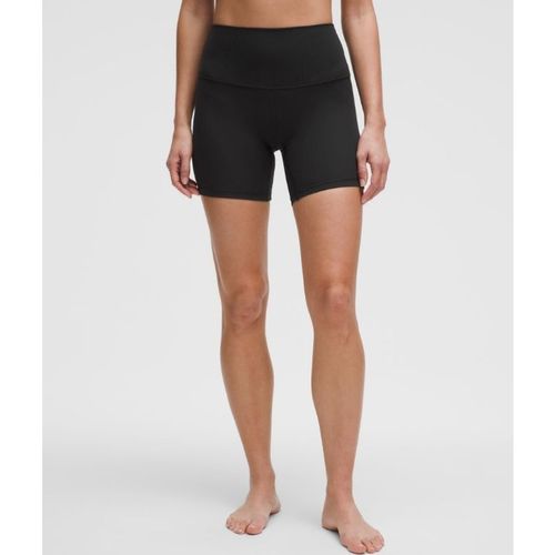 Lululemon – Women's Align High-Rise Ribbed Shorts – 6" – Color Black