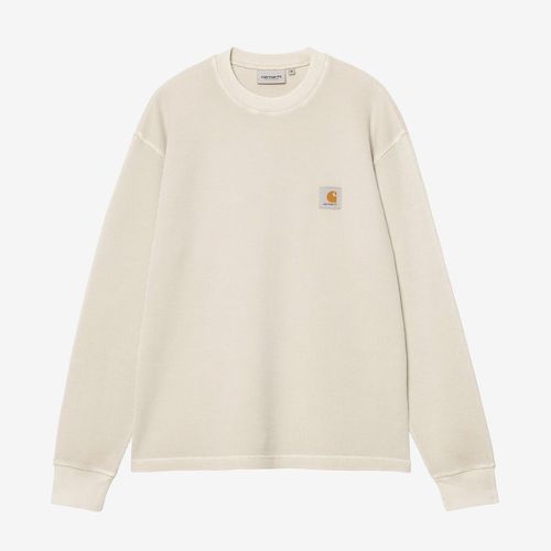 Carhartt WIP Long Sleeve Vista Waffle T-Shirt - Fleur De Sel - unisex