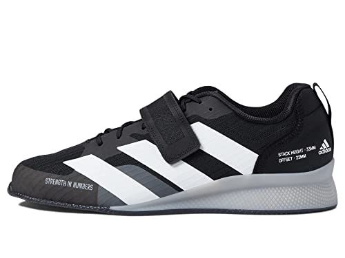 Adidas Unisex Adipower Weightlifting 3 Sneaker, Aurora Black/Zero Metallic/Spark, 8 US Men