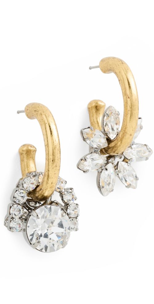 Crystaria Earrings Gold One Size